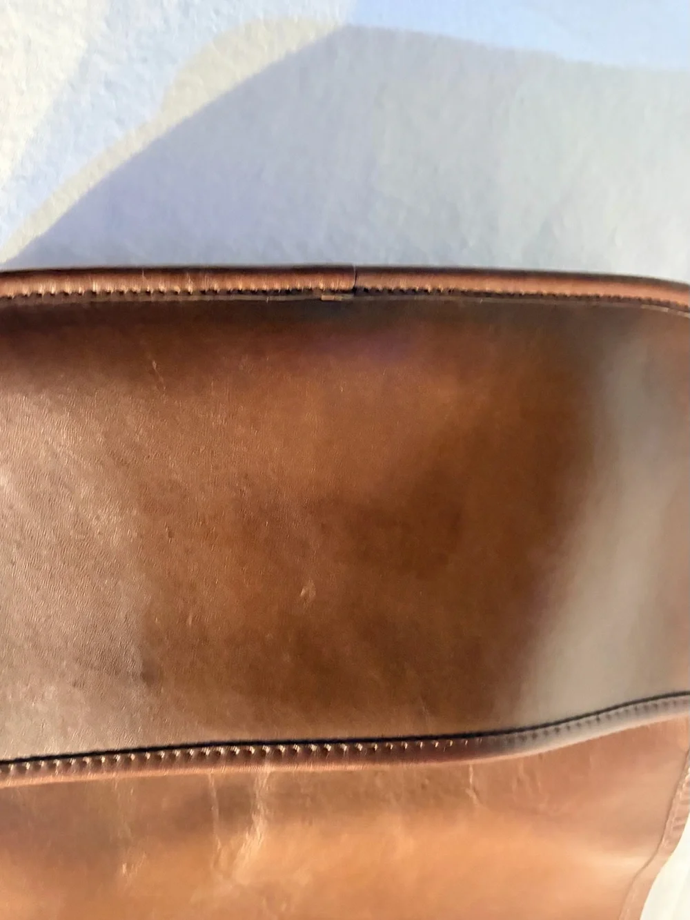 Vintage Leather Coach City Bag